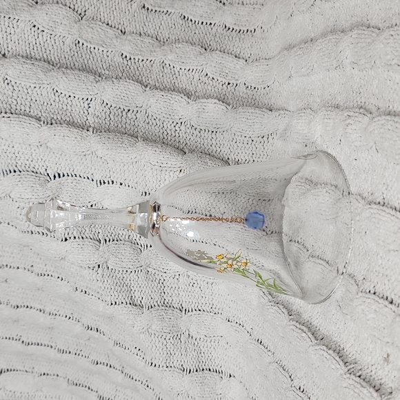 🕸Vintage Avon Floral Crystal Decorative Bell - Picture 6 of 10